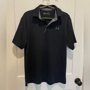 Under Armour Men's Black Polo Shirt